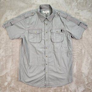 Triple 5 Soul Men’s Tactical Military Style Shirt Utility Cargo Pockets Size M